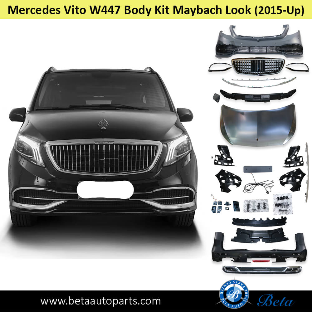 Mercedes Vito W447 (2015-Up), Body Kit Upgrade To Maybach Look with Radiator Grille, China Mercedes Vito W447 (2015-Up), Body Kit Upgrade To Maybach Look with Radiator Grille, China